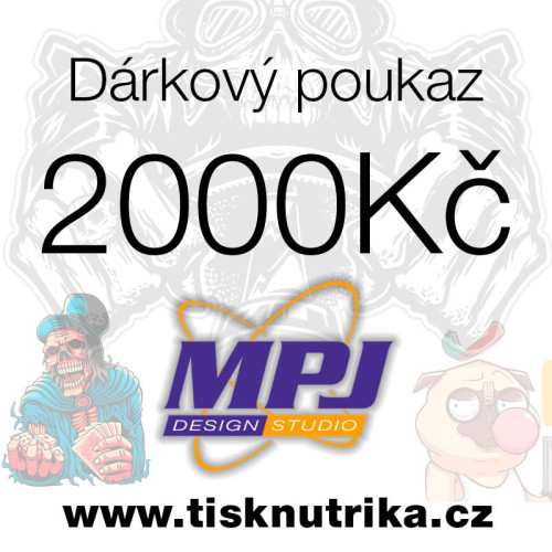 Dárkový poukaz 2000 Kč