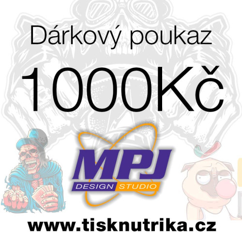 Dárkový poukaz 1000 Kč