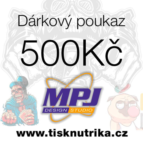 Dárkový poukaz 500 Kč