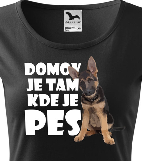 Pes na triko