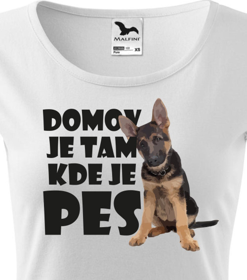 Pes na triko