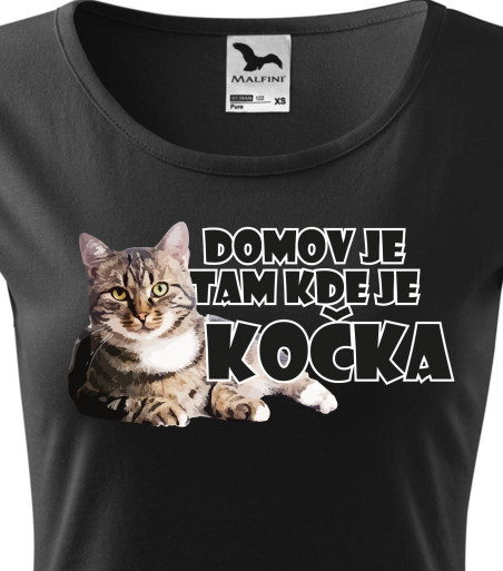 Kočka na triko